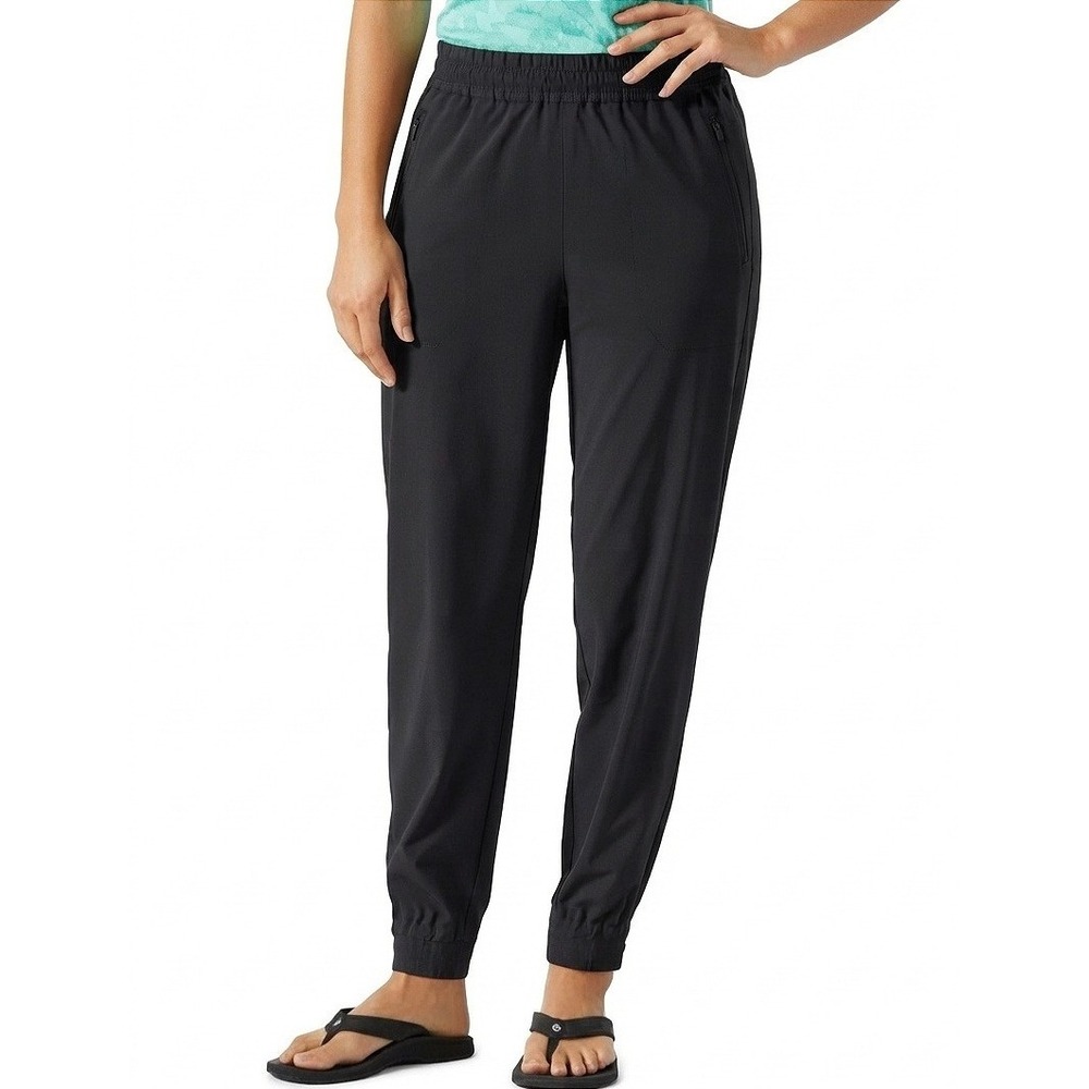 Tommy Bahama Everyday Active Joggers Women Size XL Black Stretch Pants Golf EUC